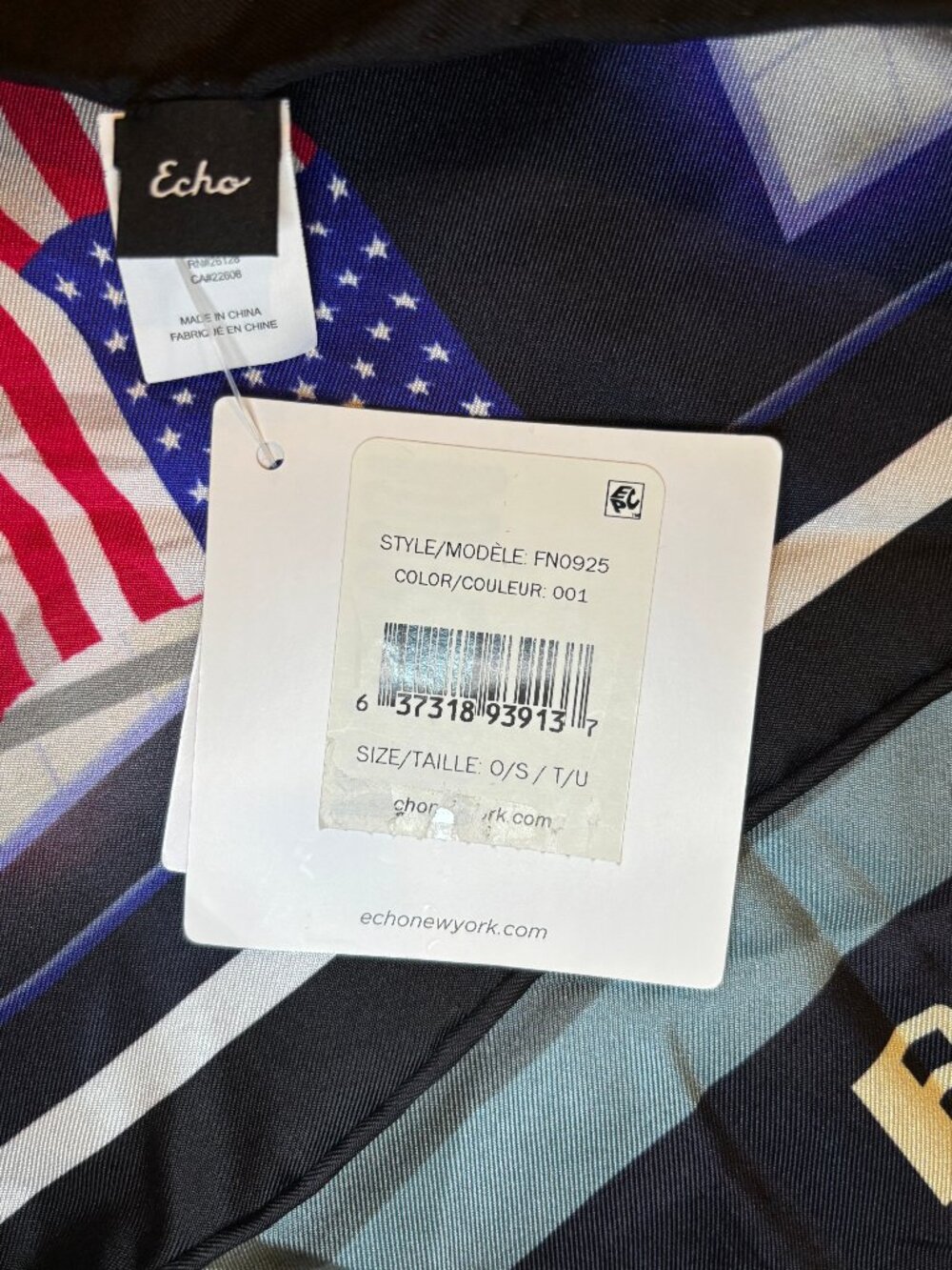 Echo Bloomingdale S Storefront Silk Scarf OS - Picture 5 of 5